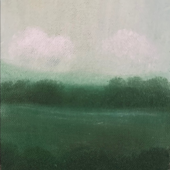 Serene Green Landscape Art - Picture 1 of 1